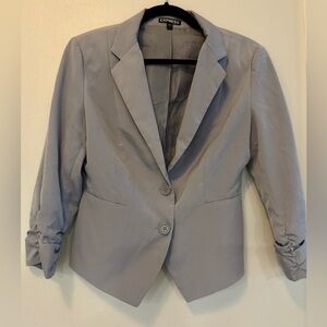 Express Light Gray Women's Blazer